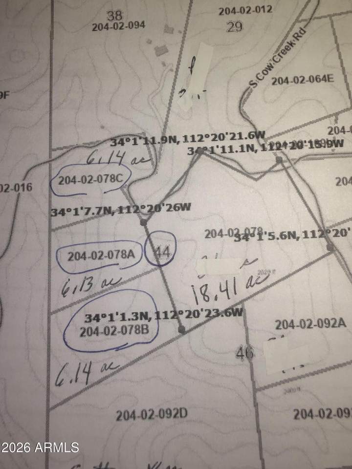 xxx Lake Pleasant / Cow Creek Road - Photo 1