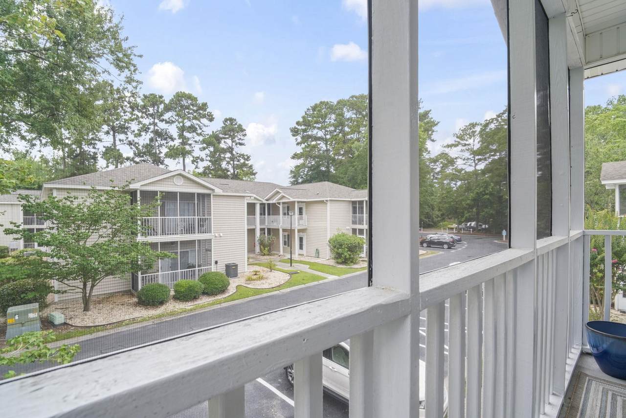 Aerial view of the Sweetwater condo building