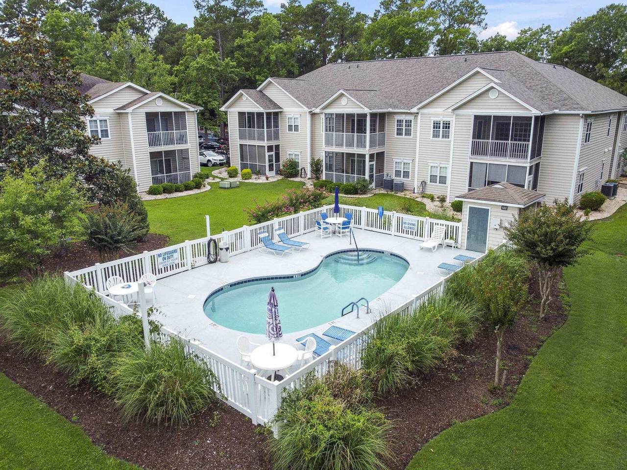 Aerial view of the Sweetwater community