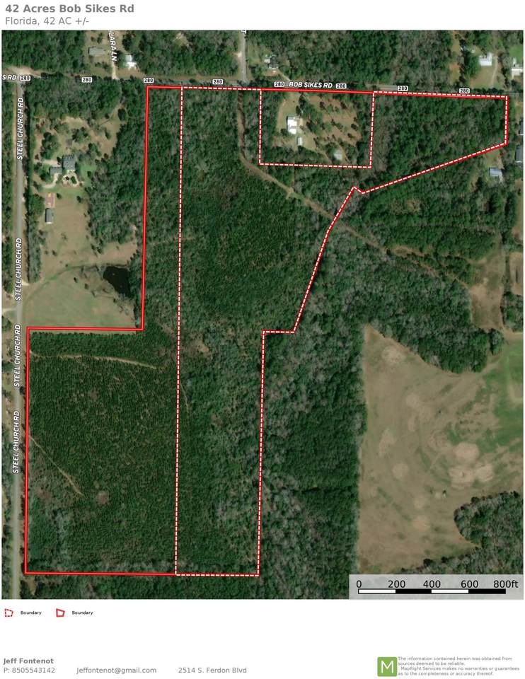 42 Acres Bob Sikes Road - Photo 1