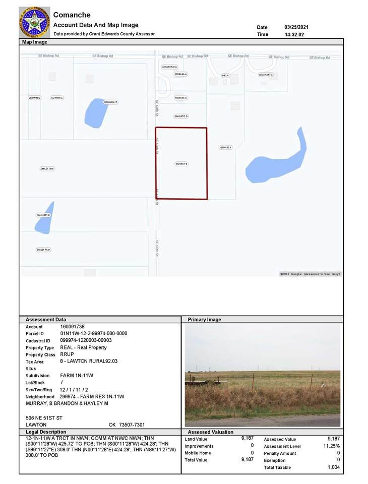 12-1N-11W 60th & Bishop Rd - Photo 1