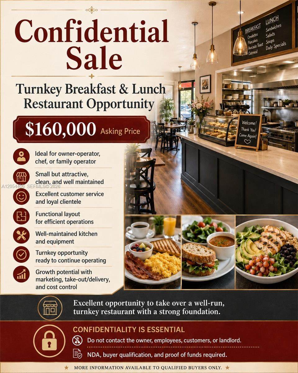  Confidential Turnkey Breakfast & Lunch Restaurant - Photo 1