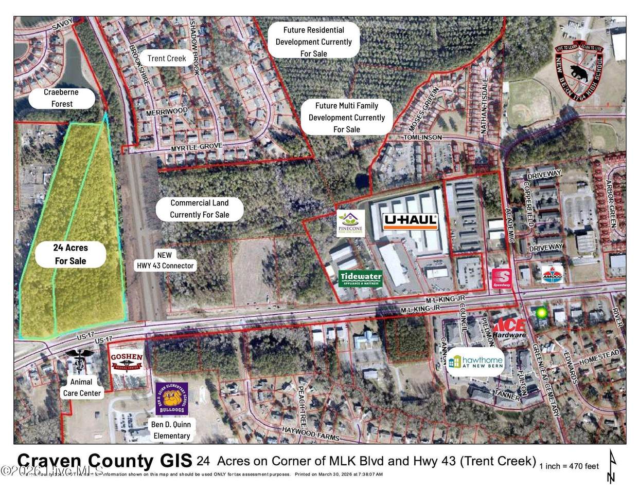 24 Acres Corner Of Mlk & 43 Boulevard - Photo 1