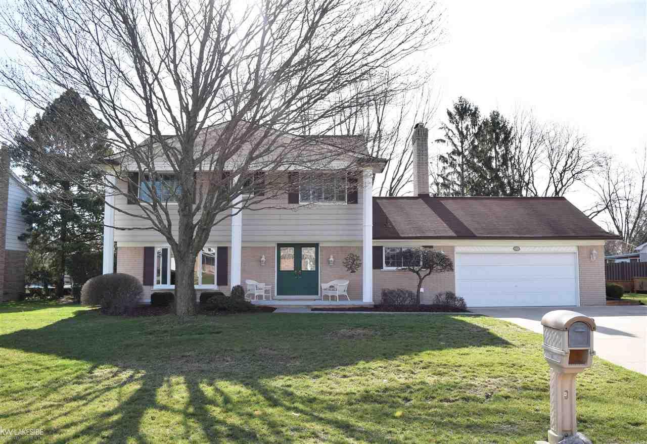 5160 Saint Richard Drive, Shelby Twp, MI 48316 (MLS #31316942) :: The Peardon Team