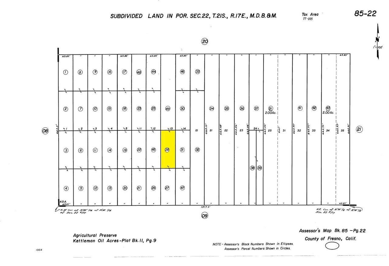 0 N1/2 Of S1/2 Lot 13 Kettleman Oil Acres - Photo 1