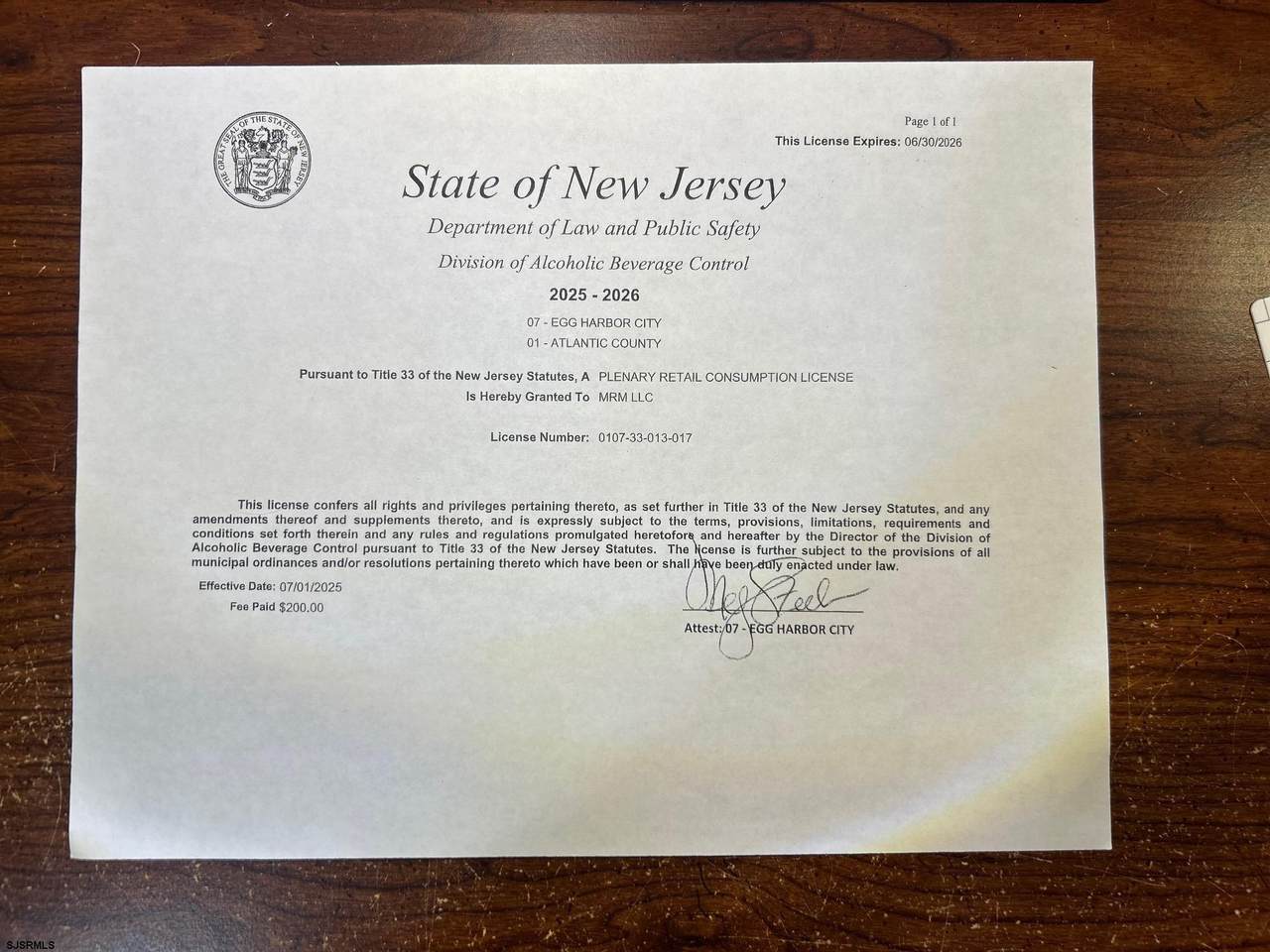 LIQUOR LICENSE Egg Harbor - Photo 1